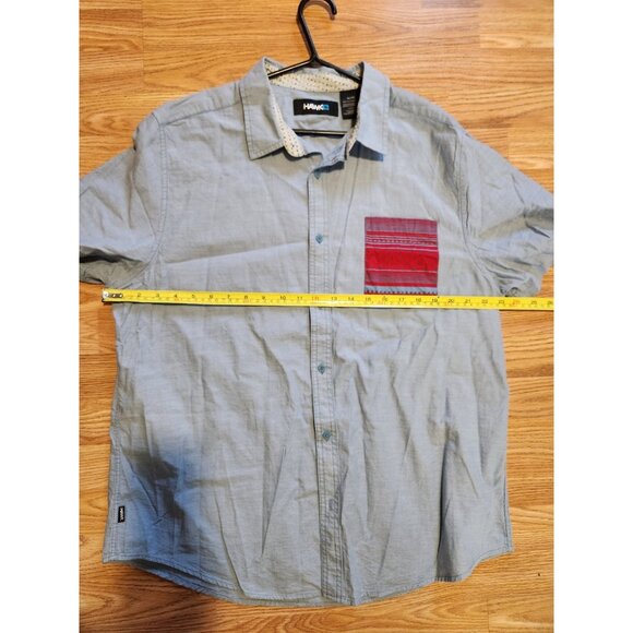 Hawk Men Short Sleeves Shirt XL Pre-Owned - Picture 6 of 7